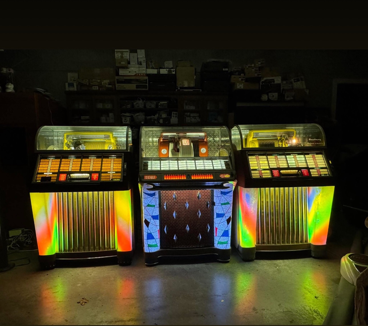 vintage jukebox restoration with wifi
